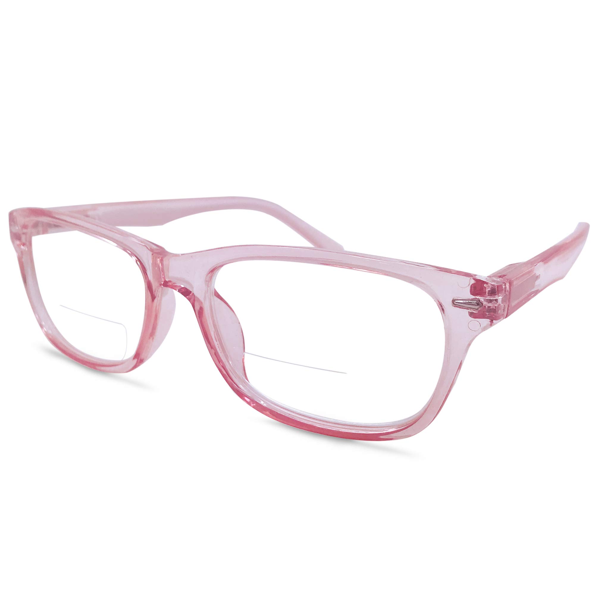 Premium Bifocal Reading Glasses Set - Blue Light Blocking & Anti-Glare for Computer Work - Fashionable Lightweight Frames for Men & Women - Perfect for Office, Reading, and Digital Screen Use