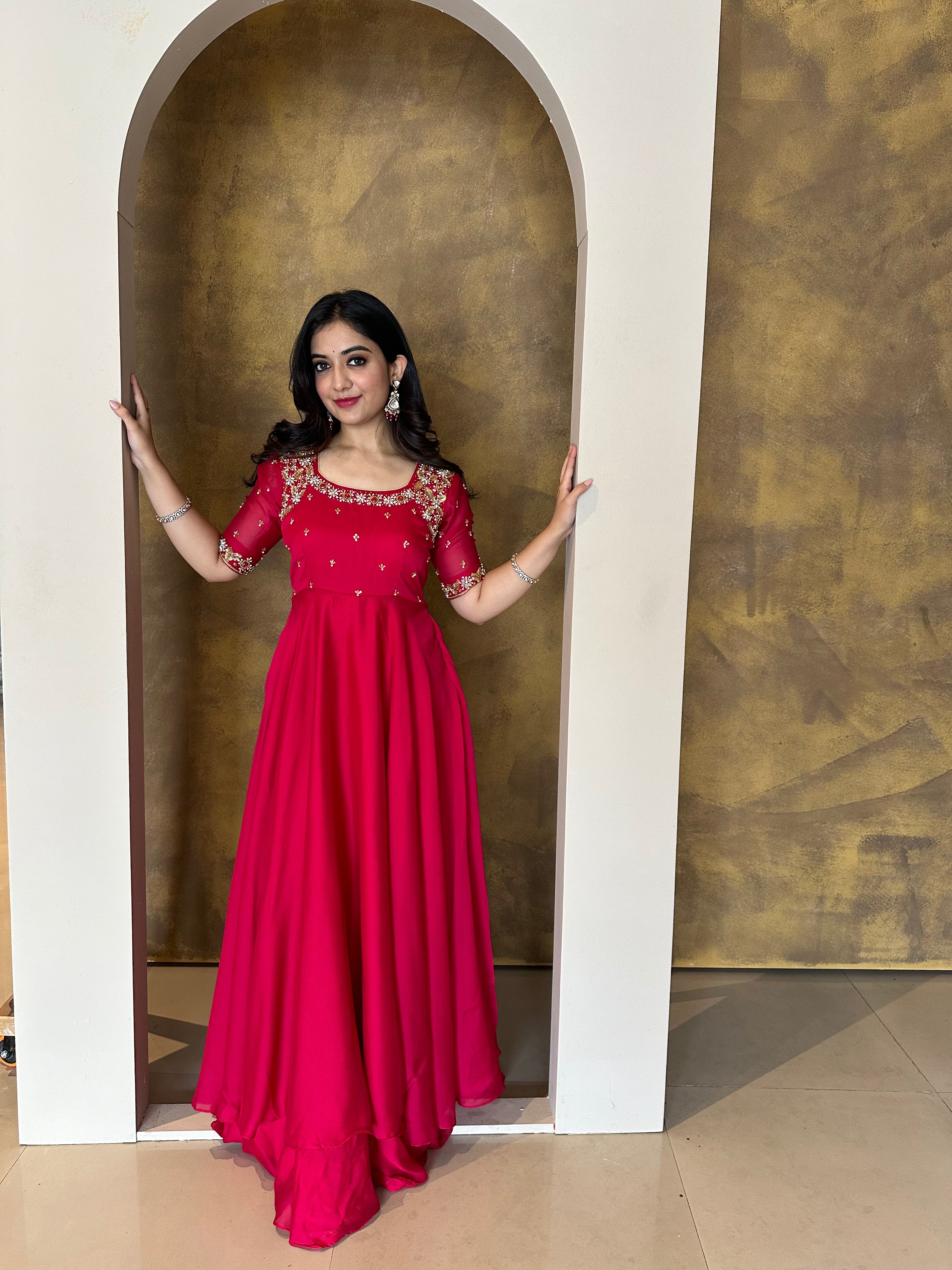 Roshika Premium Handmade Lehenga Choli Set for Women - Traditional Indian Bridal Wear for Weddings & Festivals
