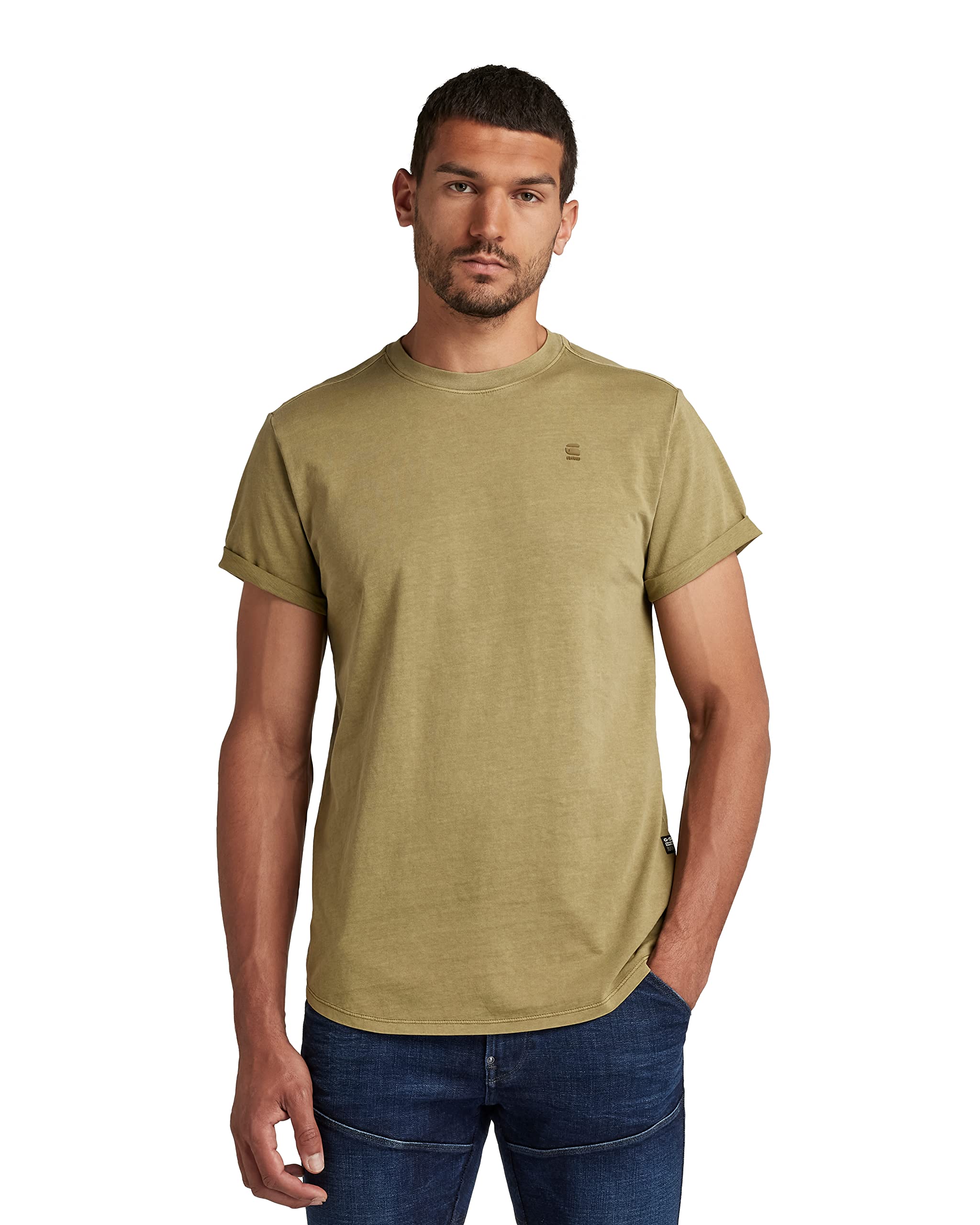 G-Star Raw Men's Lash Crew Neck Short Sleeve T-Shirt | Premium Cotton Casual Tee for Everyday Wear & Street Style Outfits