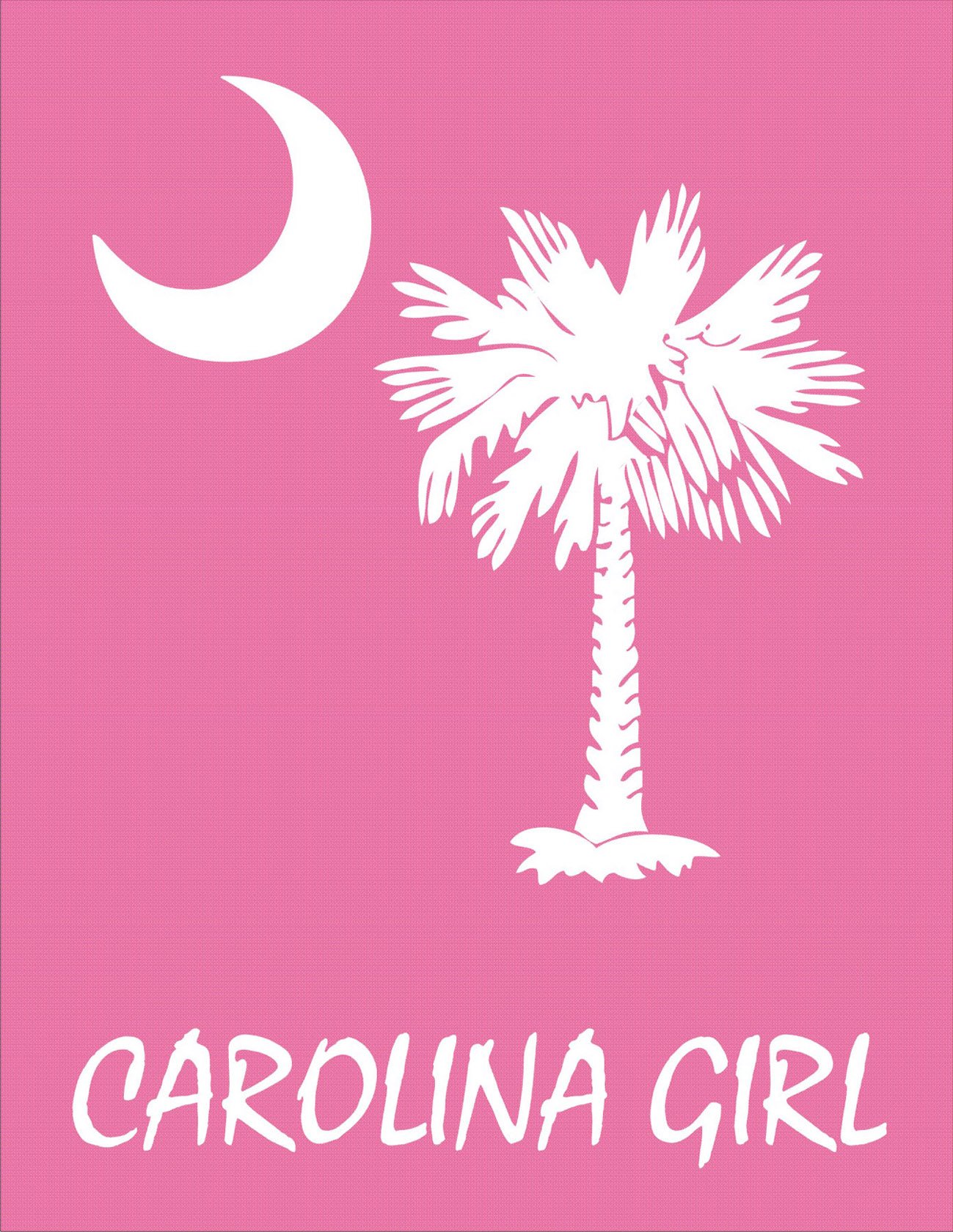 Carolina Girl Palmetto & Moon Graphic T-Shirt - Soft Cotton Tee for Women | Perfect for Casual Wear, Beach Outings & Southern Pride Events