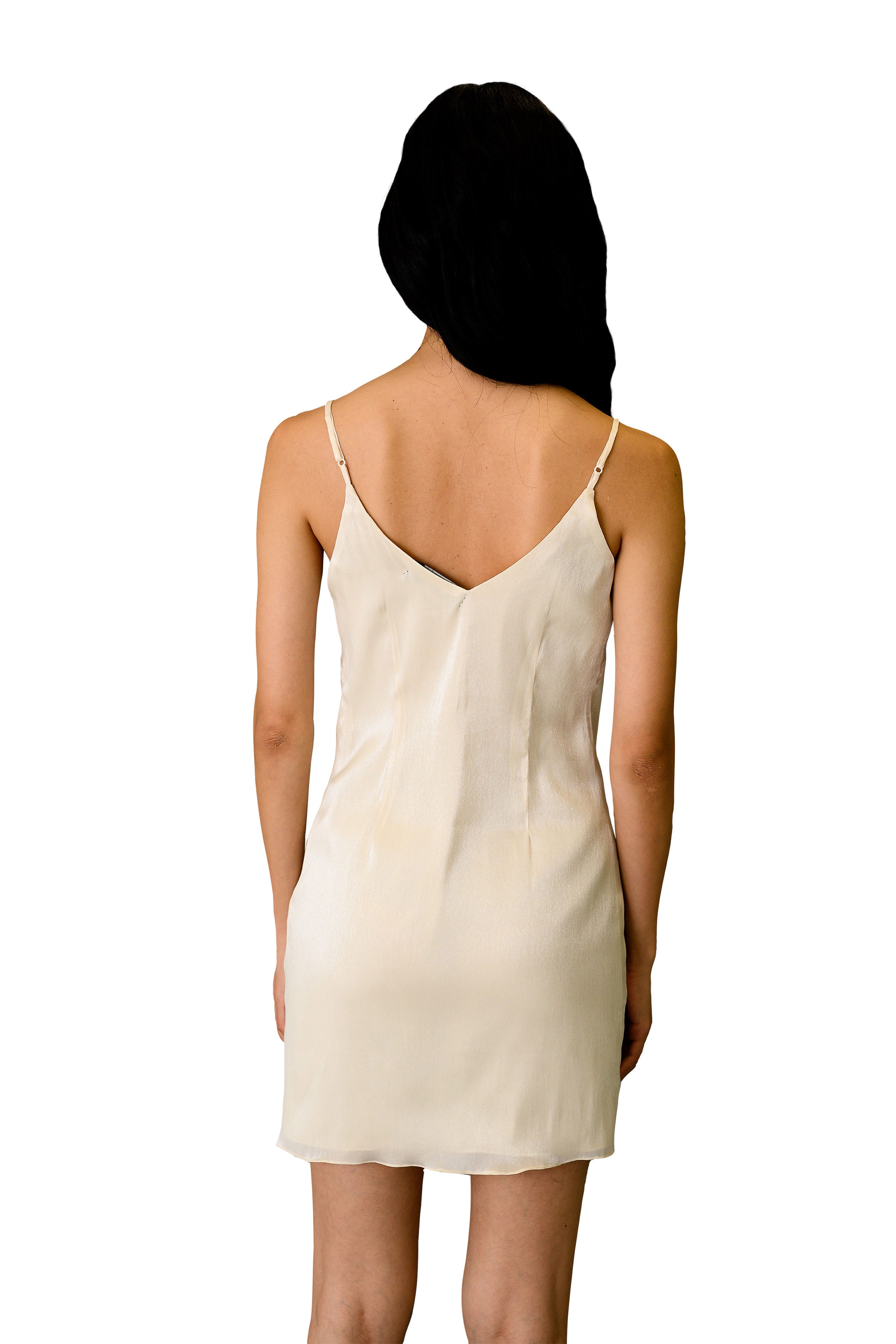 Elegant Champagne Formal Camisole Dress for Women - Perfect for Weddings, Parties & Evening Events