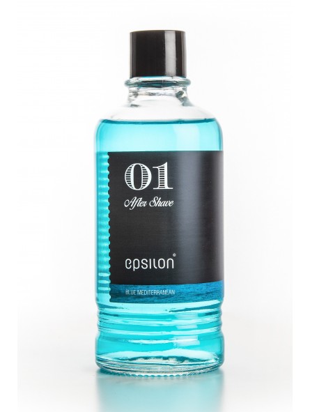 Epsilon Blue Mediterranean Aftershave Balm for Men - 400ml Soothing Post-Shave Lotion with Natural Ingredients - Perfect for Sensitive Skin & Daily Grooming Routine