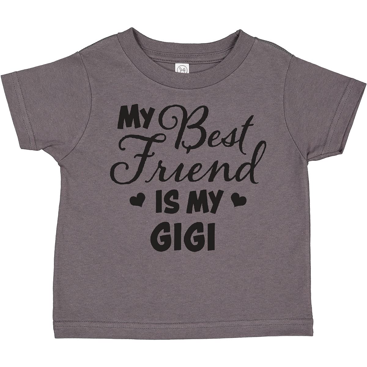 My Best Friend is My Gigi with Hearts Toddler T-Shirt - Cute & Comfortable for Playdates & Family Outings
