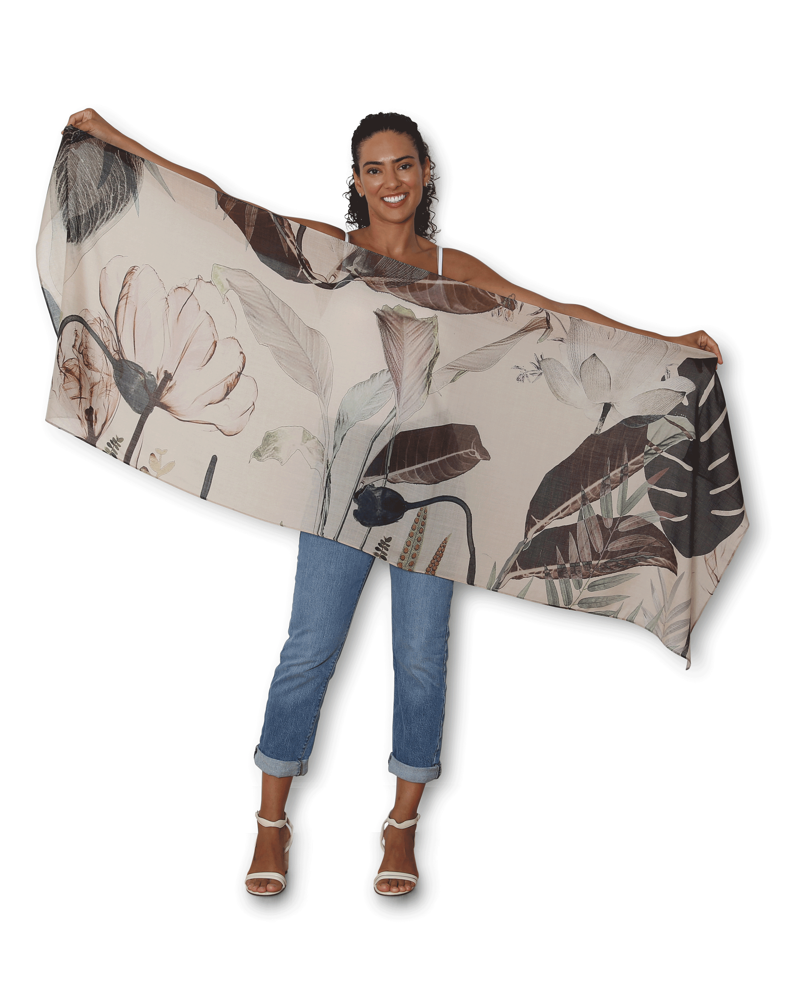 The Artists Label Scarf Radio Garden - Premium Wool Scarf for Women & Men | Cozy Winter Accessory for Outdoor Activities & Fashion Styling
