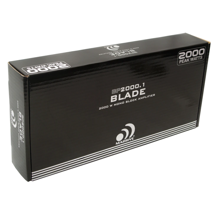 BP2000.1 V2 1000W RMS Mono Car Amplifier - 1 Ohm Stable Digital Subwoofer Amp for Deep Bass | Perfect for Car Audio Systems & Truck Stereo Upgrades