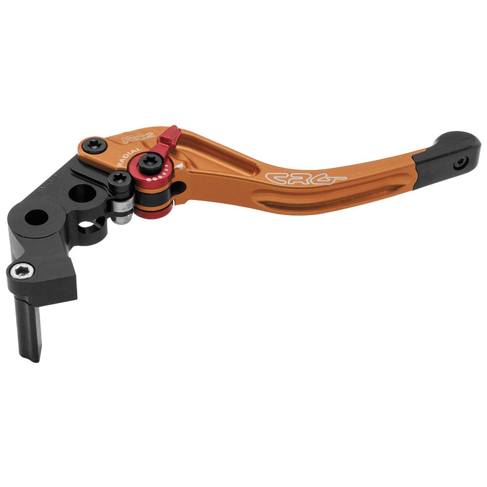 CRG RC2 Gold Brake Lever 2AB-531-T-G - High-Performance Motorcycle Clutch Lever for Racing & Street Bikes