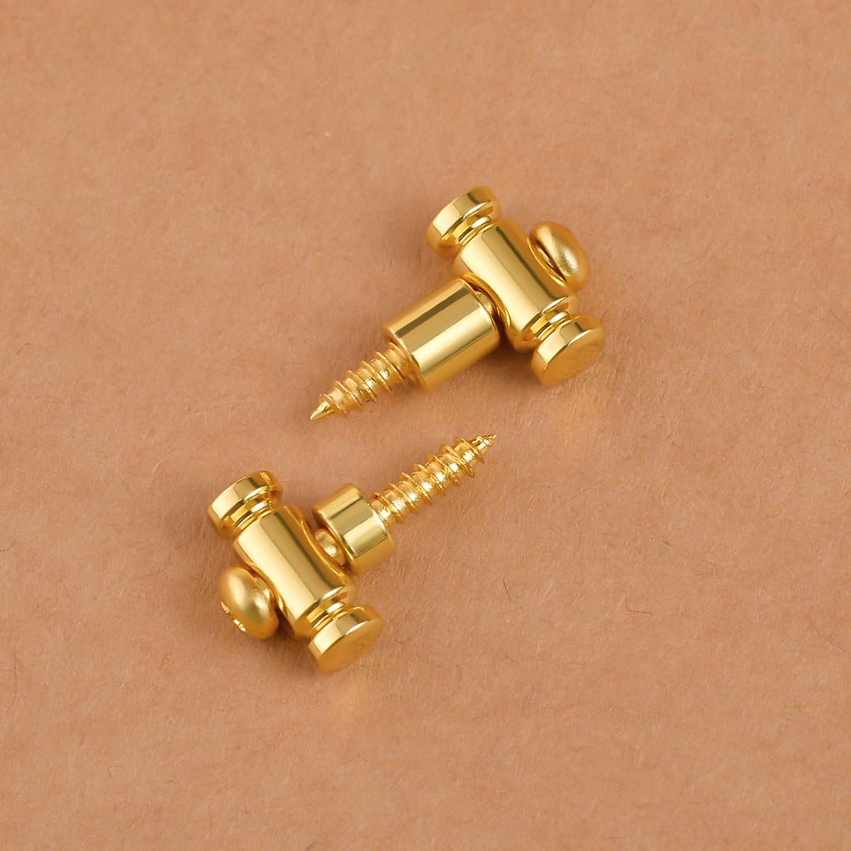 Guyker Guitar Roller String Retainers (Set of 2) - Premium String Guide & Replacement String Trees for Electric Guitars - SR1 Gold - Perfect for Smooth String Bending & Stable Tuning