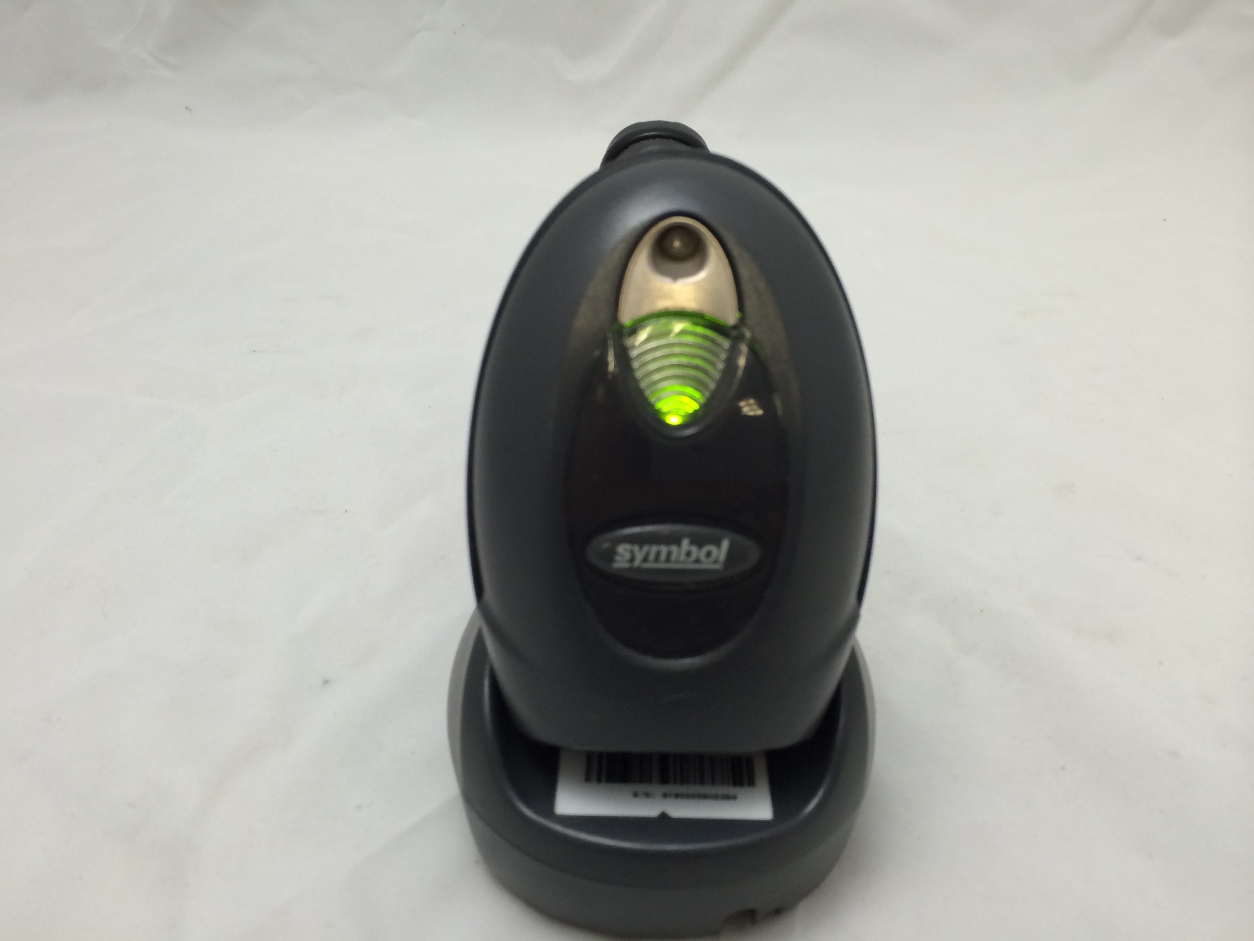 Symbol LS4278 Wireless Barcode Scanner - Bluetooth Enabled, USB Rechargeable with Charging Cradle & Cable - Ideal for Retail Stores, Warehouses, and Inventory Management (Dark Grey)