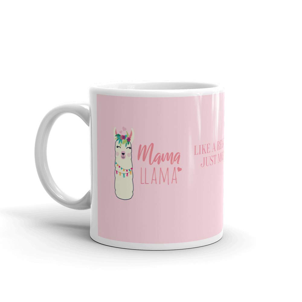 Mother's Day Gift Mug - Pink Llama Design Ceramic Coffee Cup for Mom, 11oz, Perfect for Tea, Coffee & Hot Chocolate - Ideal for Mother's Birthday, Christmas & Special Occasions