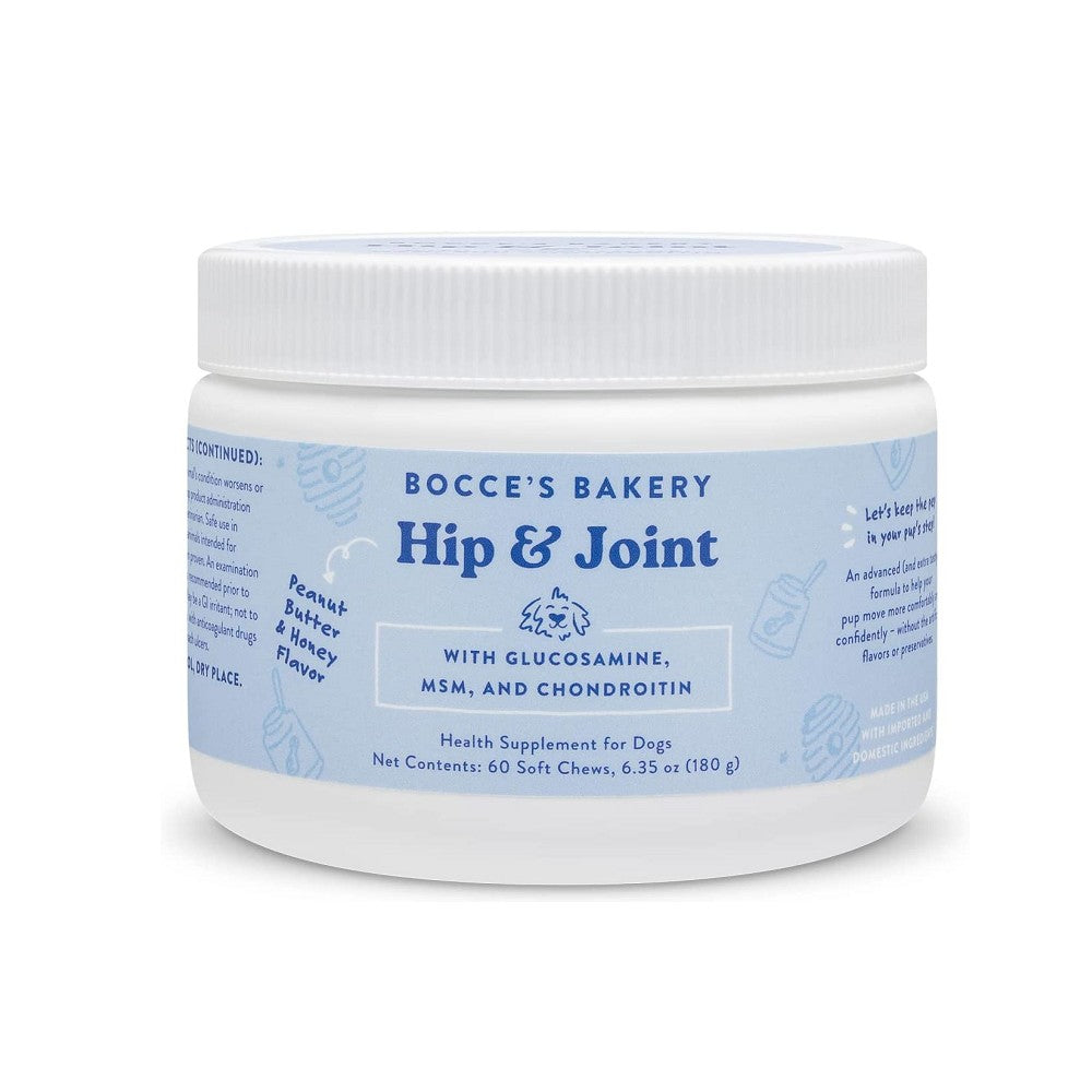 Premium Hip & Joint Soft Chews for Dogs - Glucosamine & Chondroitin Supplement - Supports Mobility & Joint Health - Ideal for Active & Senior Dogs - Great for Daily Use & Post-Exercise Recovery