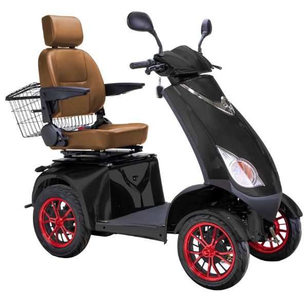 Premium Platinum Bariatric 4-Wheel Mobility Scooter for Heavy Adults - Heavy Duty Electric Wheelchair for Indoor & Outdoor Use - Ideal for Shopping, Travel, and Daily Mobility Assistance