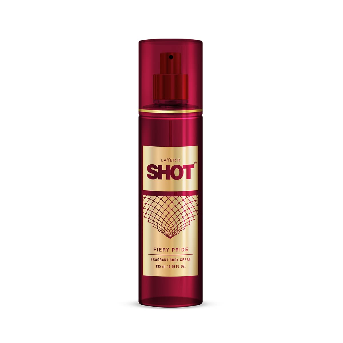 Layer'r Shot Fiery Pride Body Spray for Men - 4.6oz Long Lasting Cologne | Premium Skin-Friendly Fragrance Spray | Gym, Date Night & Office Use | Fresh Scent for Daily Wear & Special Occasions
