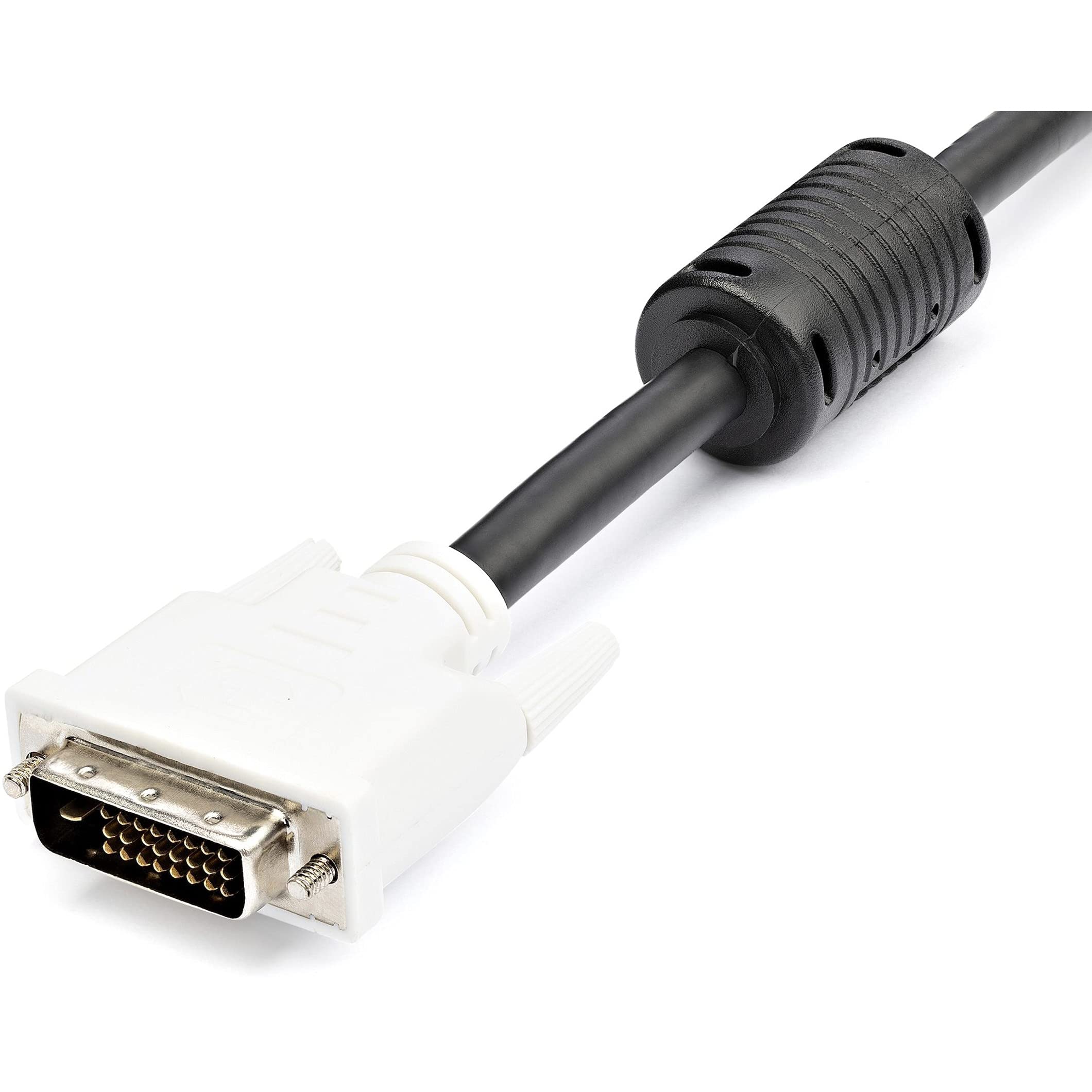 StarTech.com 3ft DVI-D Dual Link Cable - Male to Male - 2560x1600 Resolution - High-Speed Digital Video Cable for Computer Monitors, Gaming, and Home Theater Systems (DVIDDMM3)