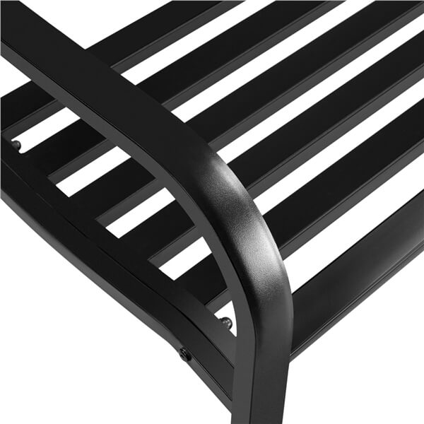 Yaheetech Outdoor Garden Bench for Patio, Park, and Backyard - Durable Wooden Bench for Relaxing, Lounging, and Decorating Your Outdoor Space
