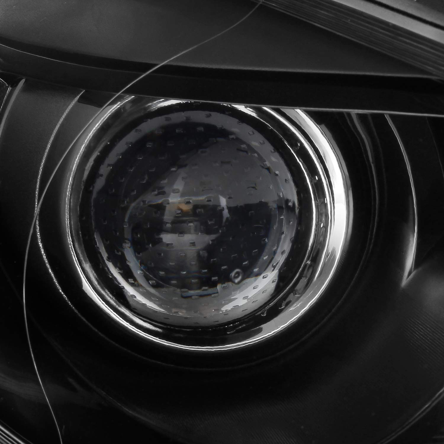 AKKON Black Headlights Set for 2013-2016 Dodge Dart - Halogen Replacement Headlamps Pair (Driver & Passenger Side) - Perfect for Night Driving & Car Upgrades