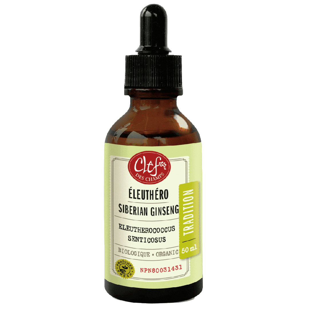 Clef des Champs Eleuthero Extract 50ml - Organic Siberian Ginseng Supplement for Energy & Stress Relief - Perfect for Daily Wellness & Immune Support
