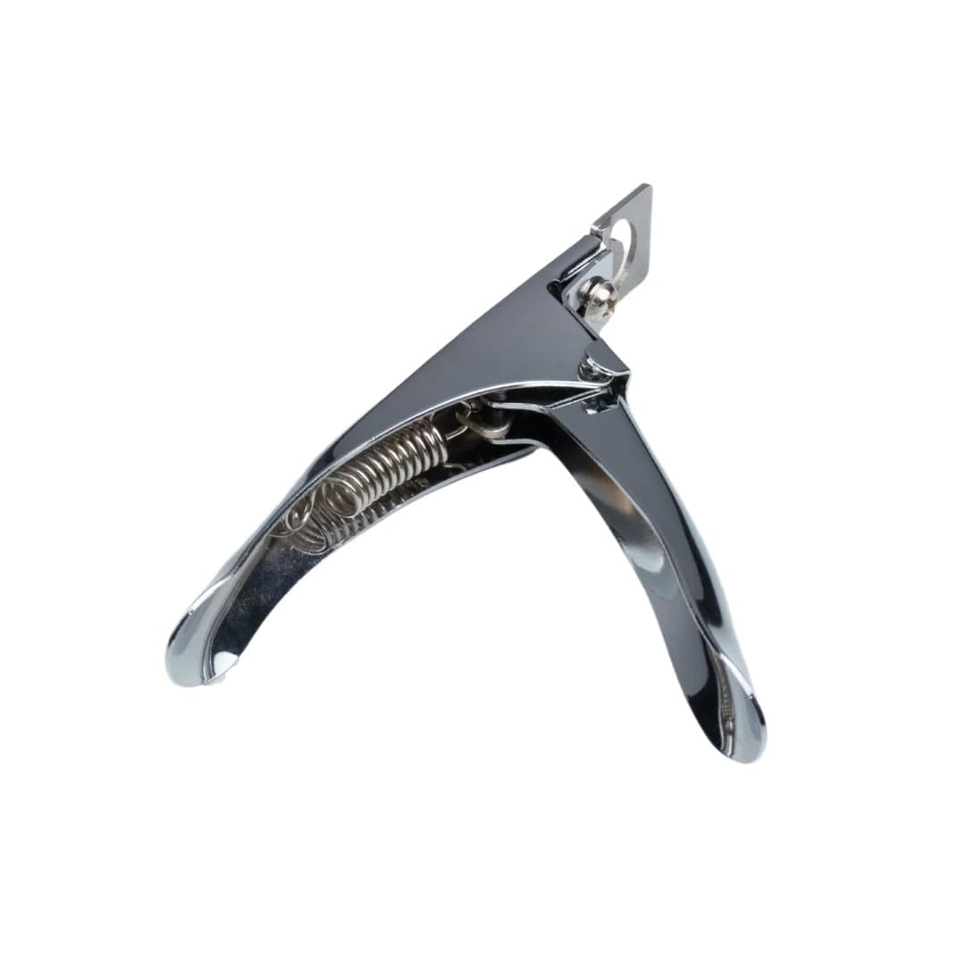 FOLELLO Professional Nail Tip Clipper & Edge Cutter - Sharp Rustproof Nail Trimmer for Fake/False Nails - Nail Art Tool for Women & Men - Perfect for Salon, Home Manicures & DIY Nail Extensions