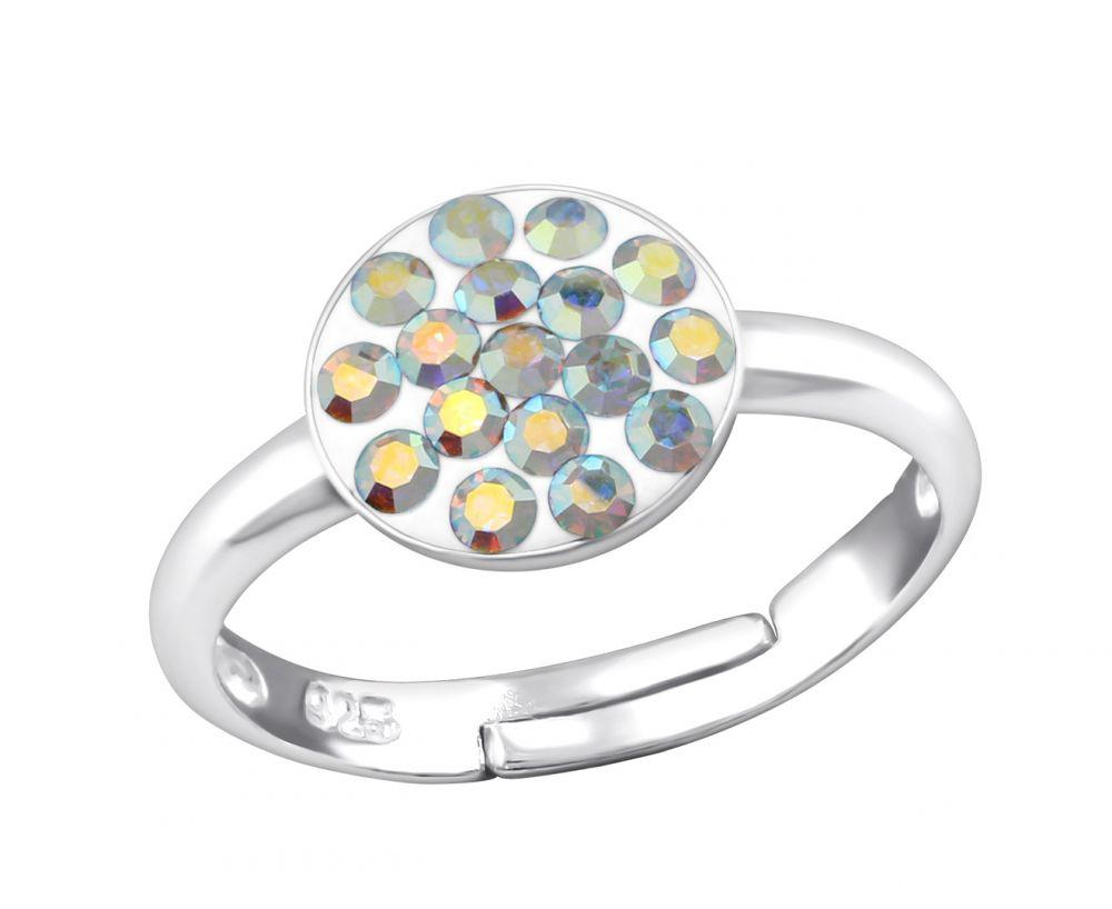 Sparkling Crystal Studded Ring for Kids - Elegant & Durable Jewelry for Girls, Birthday Gifts, Party Accessories & Special Occasions
