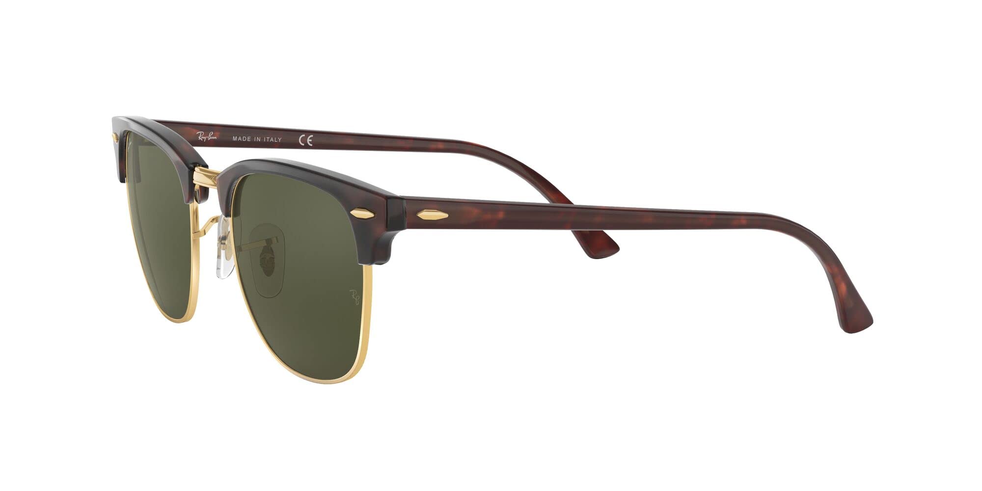 Ray-Ban RB3016 Clubmaster Square Sunglasses - Classic Retro Style, UV Protection, Lightweight & Durable for Men & Women - Perfect for Driving, Beach, and Outdoor Activities