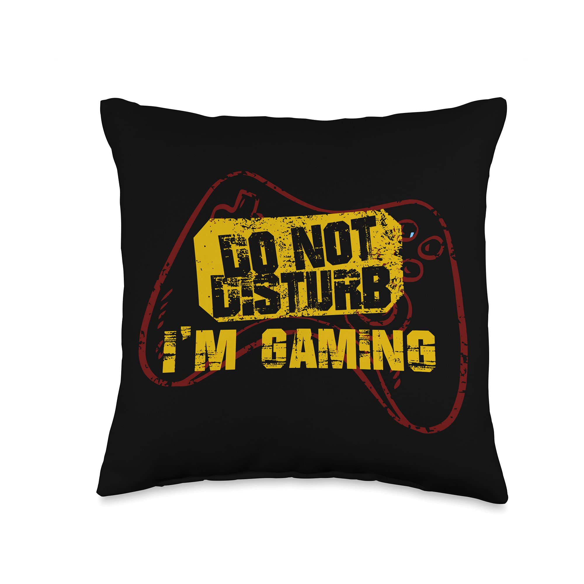 Funny Video Game Throw Pillow for Gamers - 16x16 Inch Multicolor Cushion - Perfect for Gaming Room Decor, Bedroom & Sofa Accessories