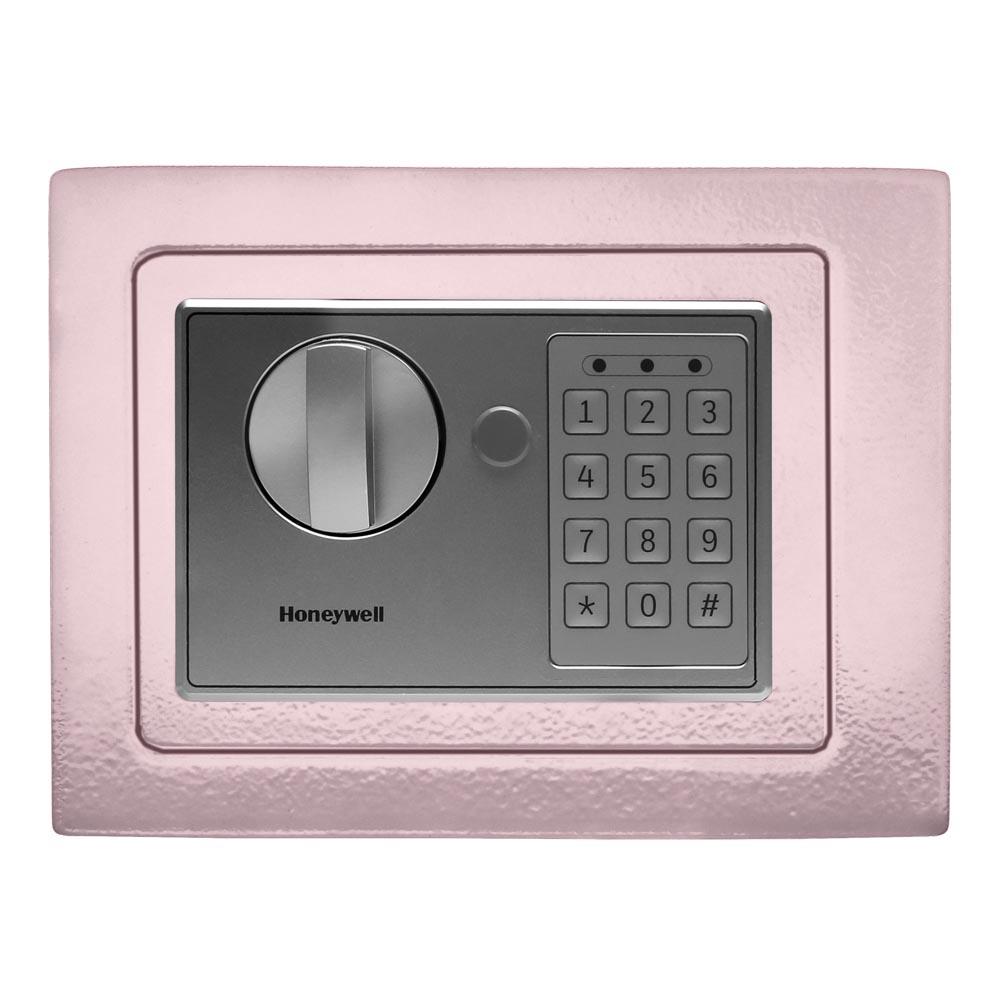 Honeywell 5605 Compact Steel Digital Security Safe Box for Home & Office - Fireproof & Waterproof Safe for Jewelry, Cash, Documents & Valuables - Ideal for Bedroom, Closet, or Business Use