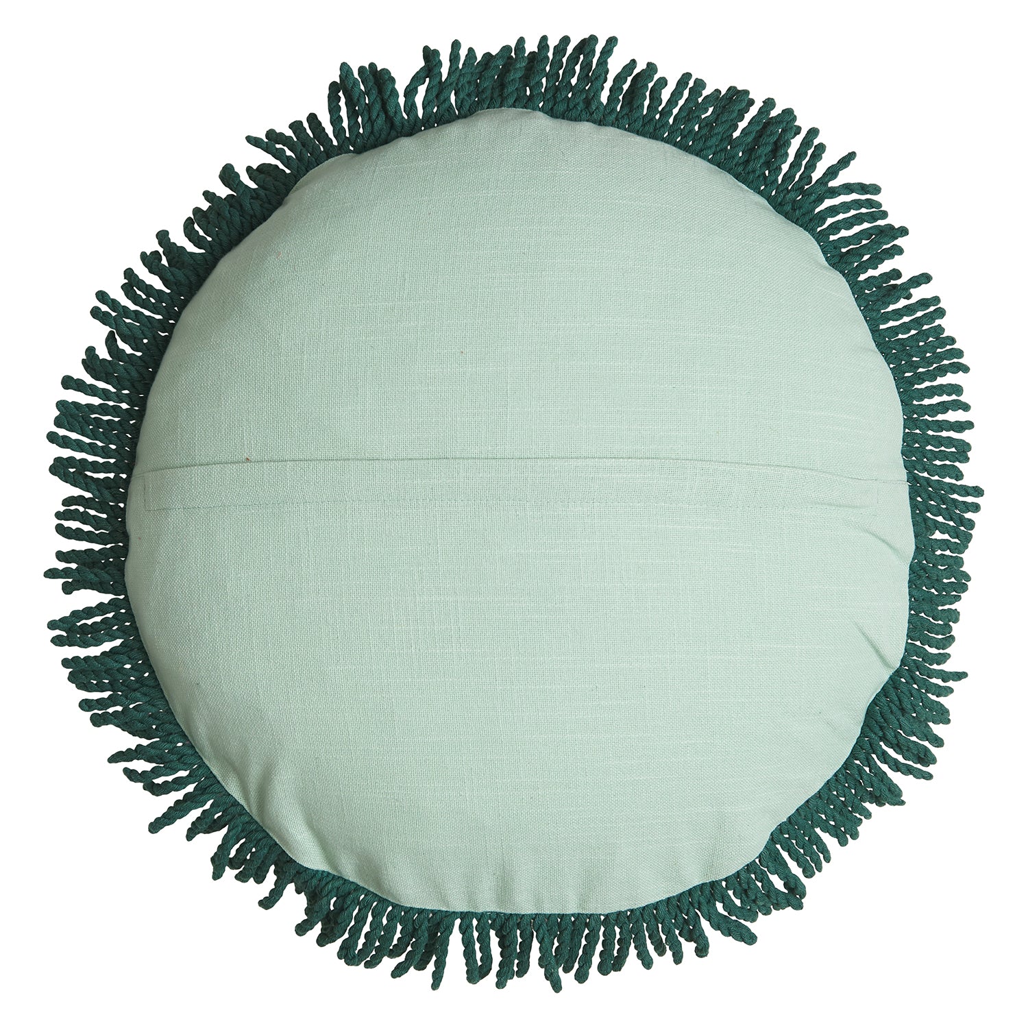 Manville Fringe Throw Pillow Cover - Boho Chic Decorative Cushion for Sofa, Bed, Living Room & Home Decor - Soft & Stylish Accent Pillow for Cozy Interior Design