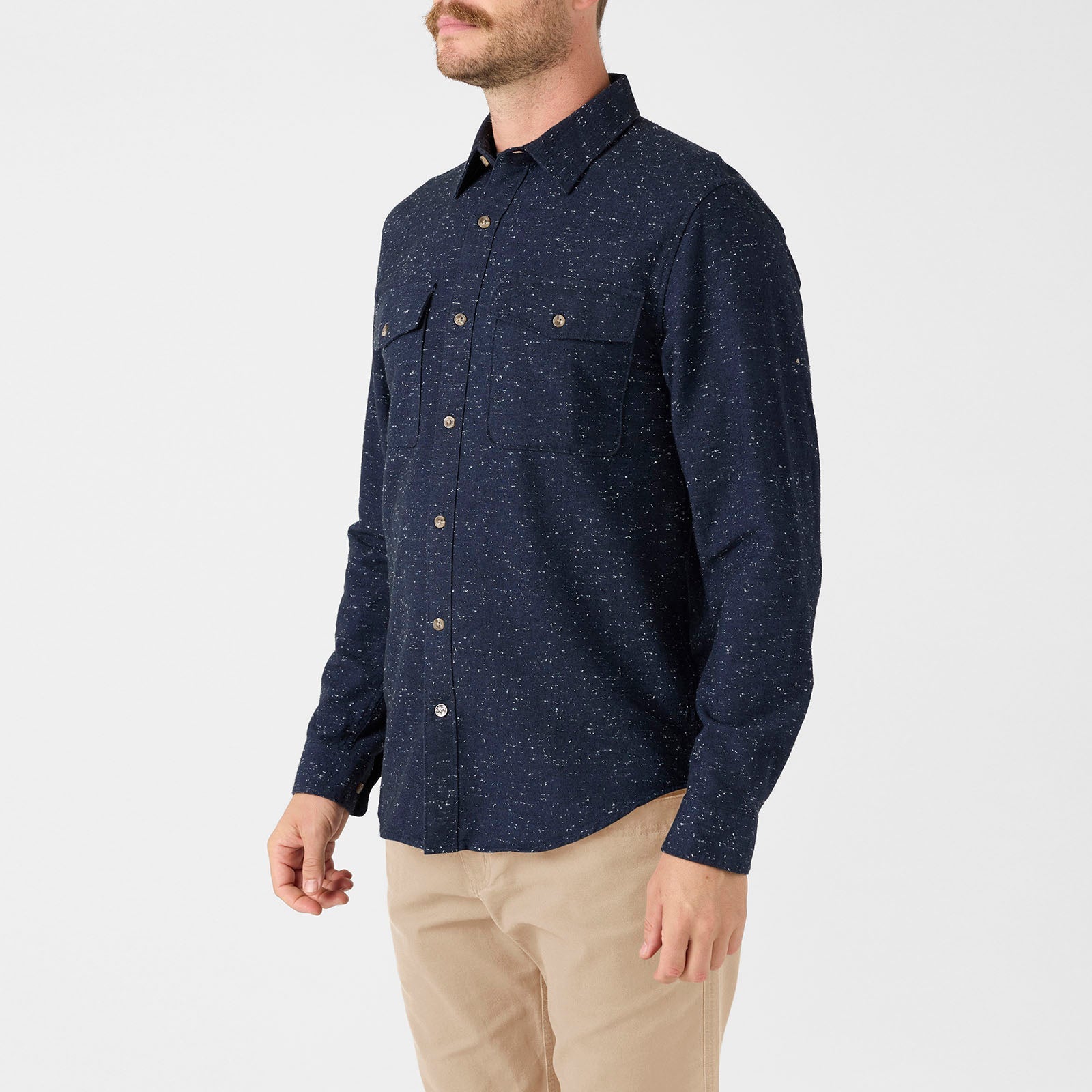 Everett Pocket Shirt for Men - Classic Casual Button Down Shirt with Chest Pocket | Perfect for Office, Travel & Everyday Wear