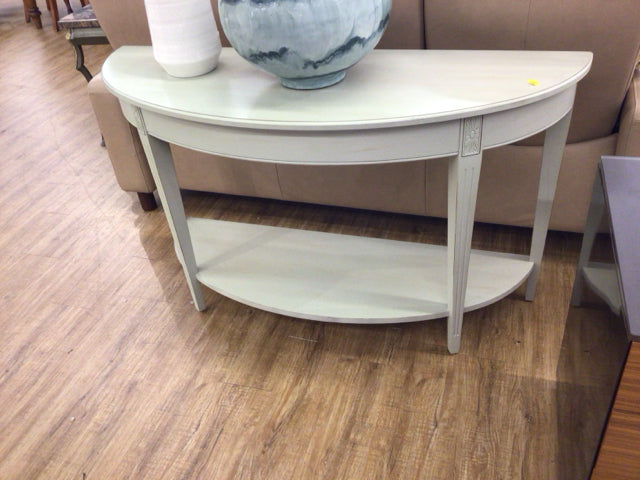 Ethan Allen Barrow Console Table - Elegant Entryway Sofa Table for Hallway, Living Room & Home Decor | Solid Wood Design with Drawers & Shelf