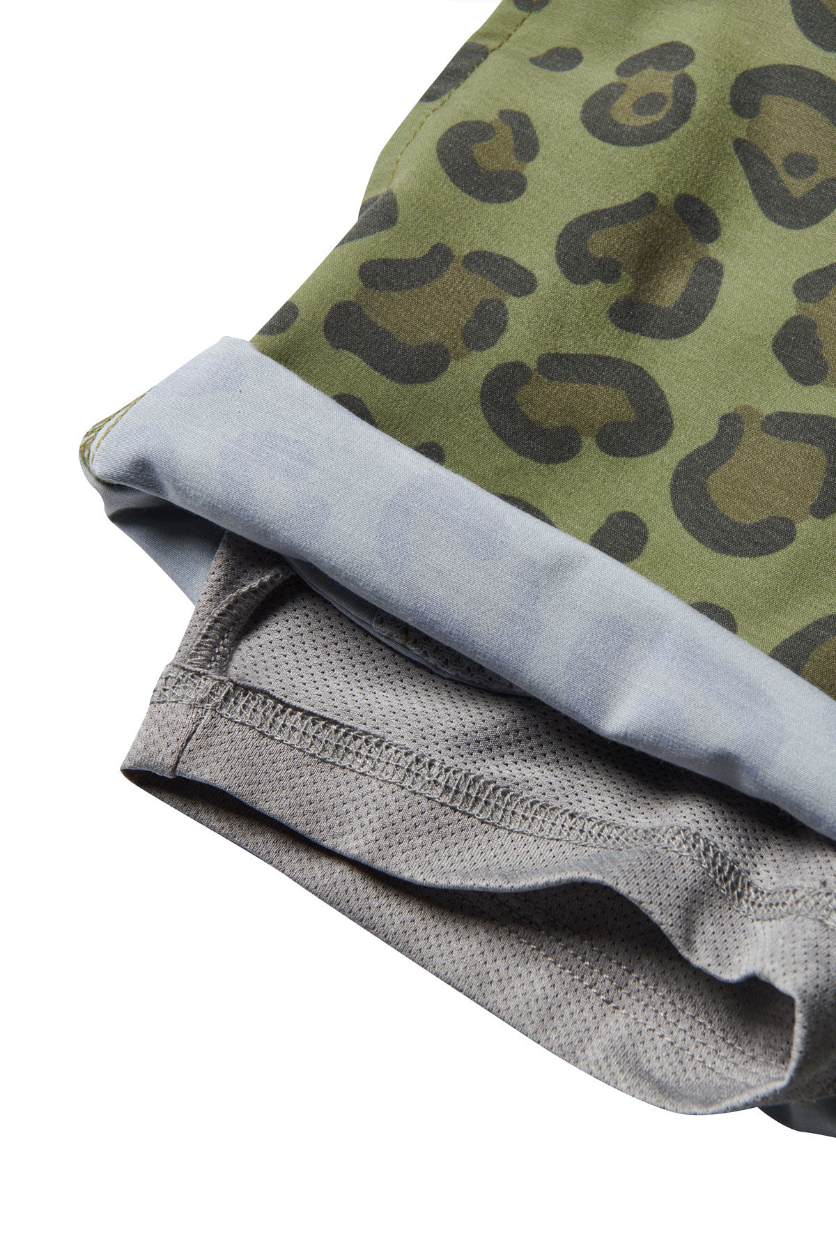 Seaesta Stay Dry Walk Shorts with Liner - Quick-Dry Hiking & Swim Shorts for Men | Calico Crab Army Green | Perfect for Beach, Swimming & Outdoor Adventures