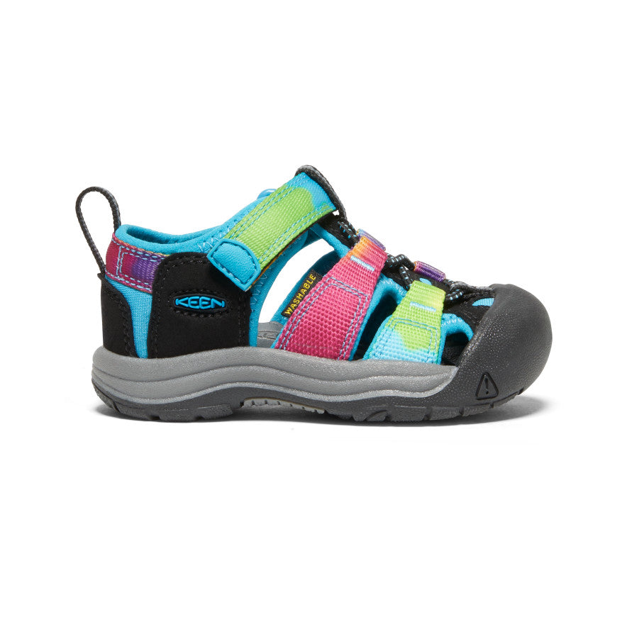 Newport H2 Sandals for Toddlers | Rainbow Tie Dye Water Shoes for Beach, Pool & Summer Play