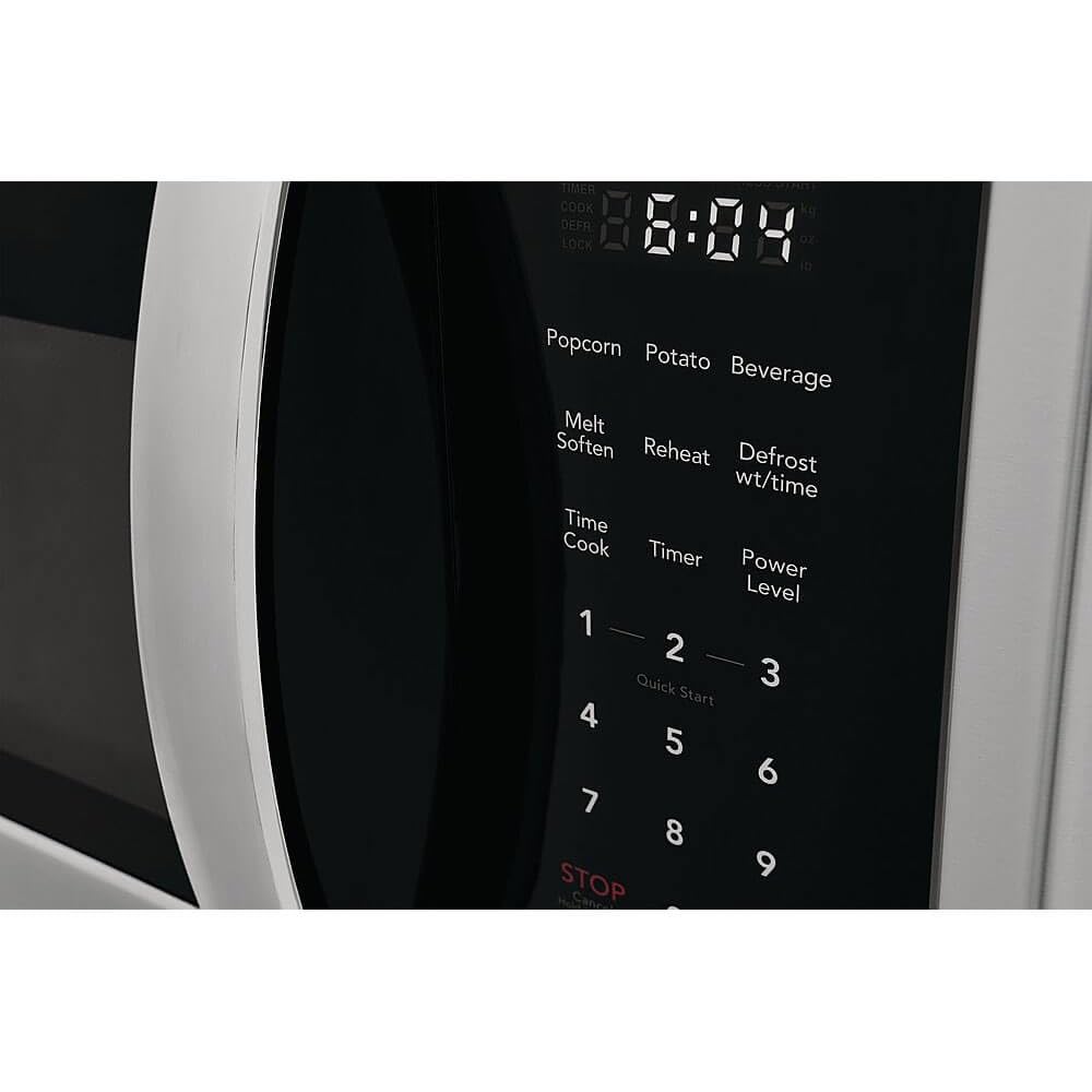 Frigidaire 1.8 Cu. Ft. Stainless Steel Over-The-Range Microwave with LED Lighting - Perfect for Kitchen Remodeling & Space-Saving Cooking