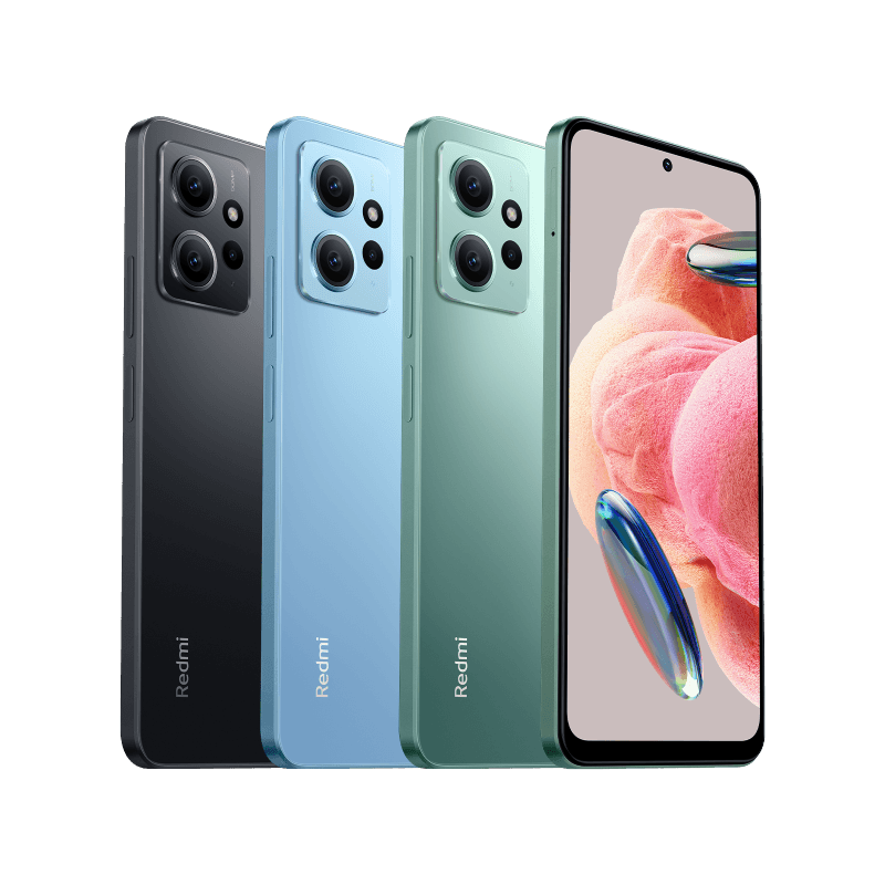 Xiaomi Redmi Note 12 5G Smartphone (12GB RAM 256GB Storage) - Note 12 Pro & Pro+ Models Available | Fast 5G Connectivity, AMOLED Display | Perfect for Gaming, Streaming & Productivity