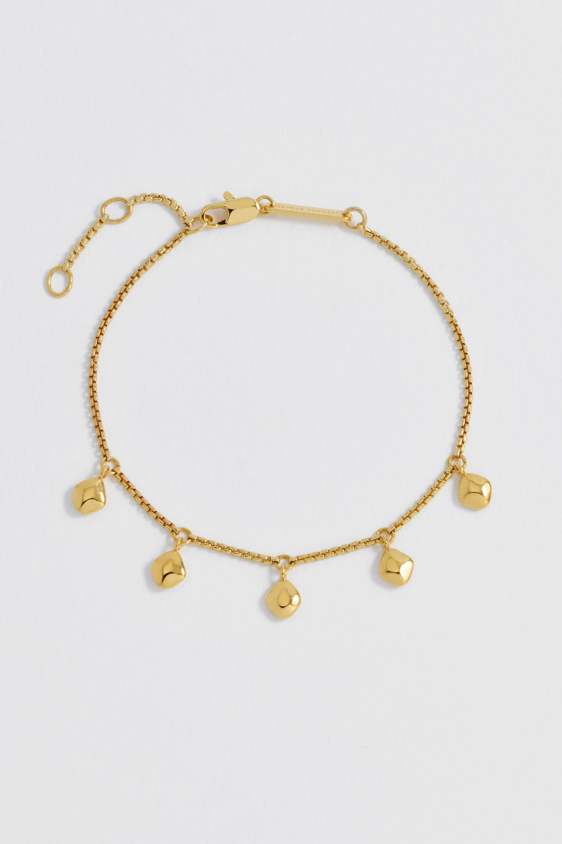Elegant Pebble Double Chain Bracelet for Women - Minimalist Dainty Layering Jewelry - Perfect for Everyday Wear, Gifts & Special Occasions