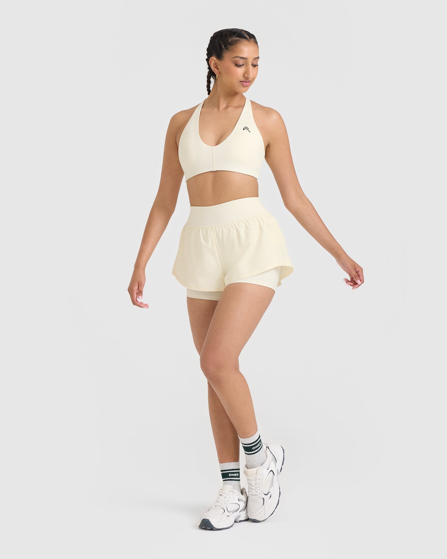 Seamless Wireless Micro Bralette - Comfortable Off White Bralette for Everyday Wear | Perfect for Yoga, Lounge & Sleep