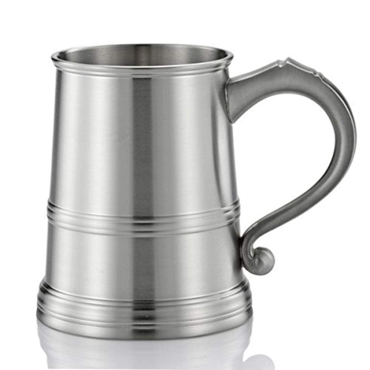 Royal Selangor Pewter Iceberg Tankard - Handcrafted Modern Beer Mug with Frosted Finish, Perfect for Gifts, Home Bar Decor & Beer Lovers Collection