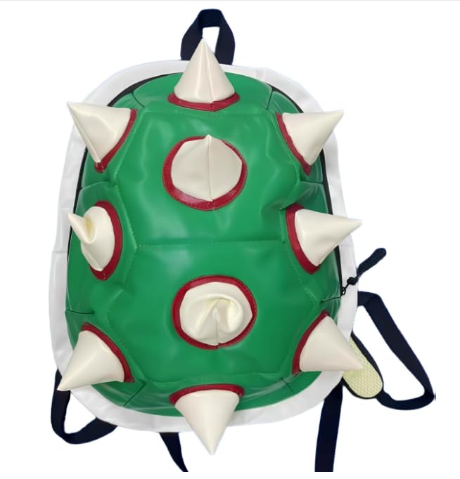 Green Turtle Thorn Backpack for Cosplay & Casual Use - Durable Laptop Backpack for School, Work & Travel