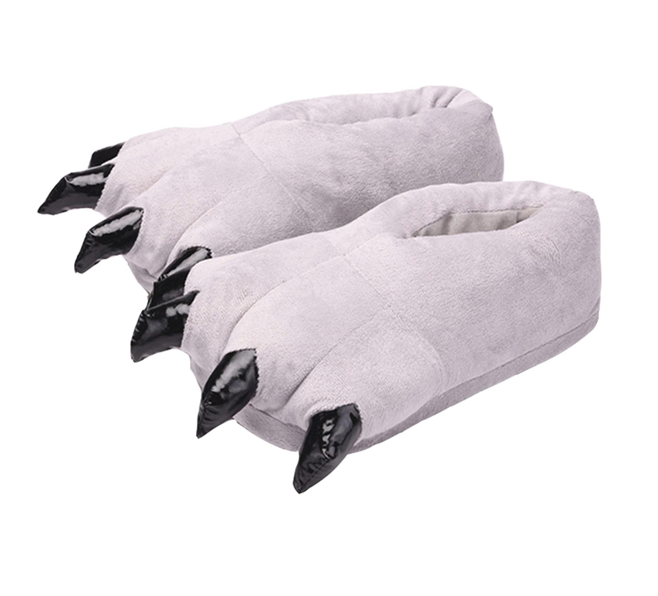YILANLAN Unisex Plush Animal Paw Slippers - Dinosaur Claw Fuzzy Warm House Shoes for Men & Women | Cozy Indoor/Outdoor Wear for Winter, Home, Lounge & Gifts