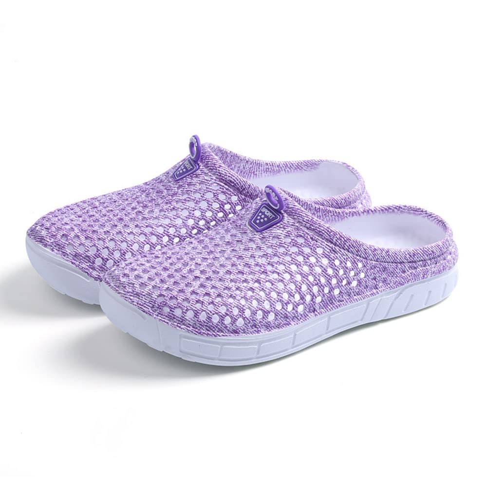**AIPoGn Unisex Garden Clogs - Breathable Casual Slippers for Men & Women - Comfortable Hollow Flip Flops for Beach, Pool, and Outdoor Use**