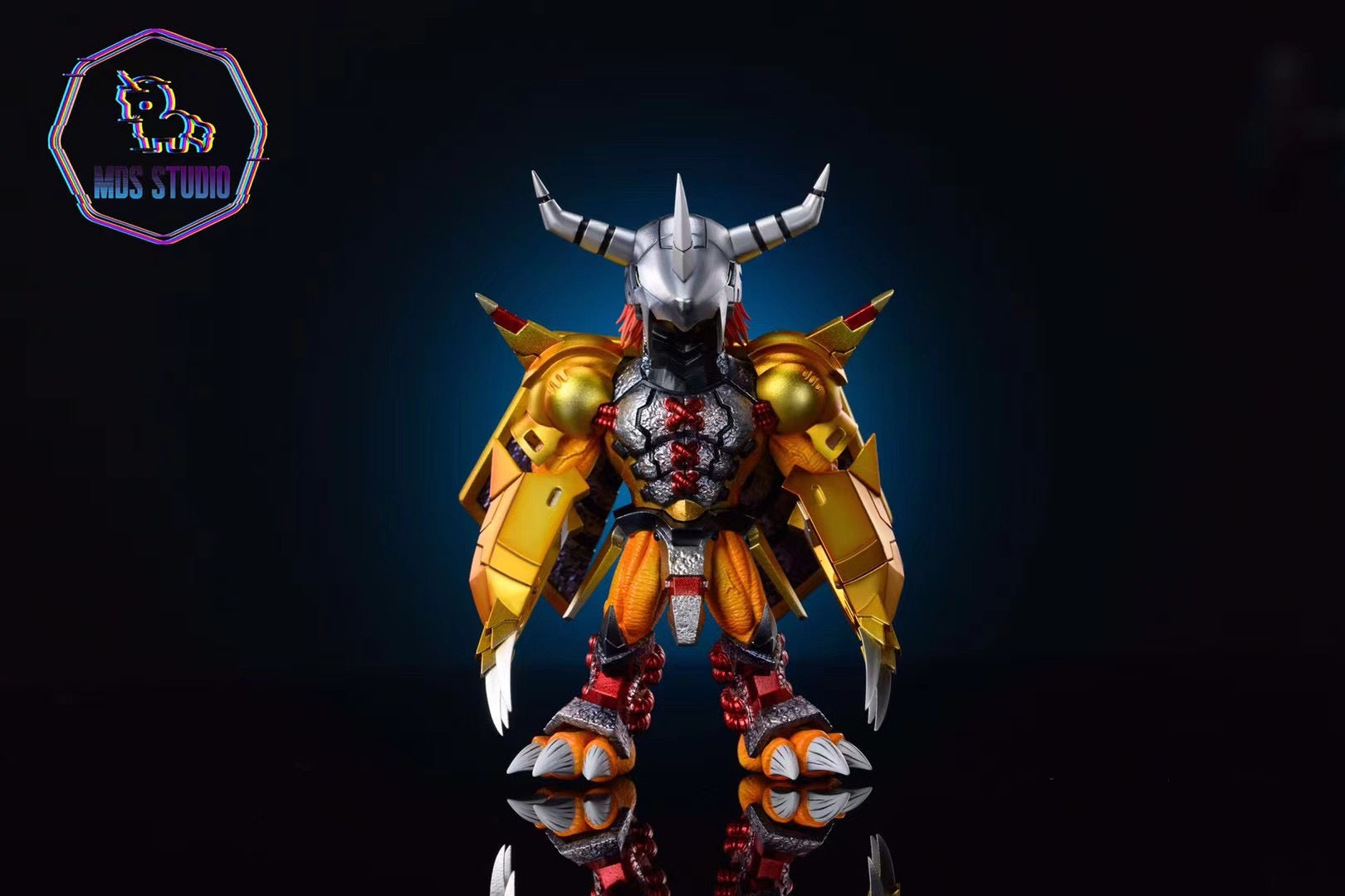 MDS Studio WarGreymon, BlackWarGreymon & Koromon Action Figures - Digimon Collectible Toys for Fans | Perfect for Display, Gift Giving & Anime Collections