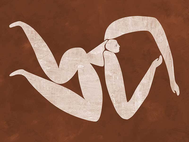 Caroline Cut Out IV Canvas Art Print - Modern Wall Decor for Living Room, Bedroom & Office - Perfect for Home & Office Decor