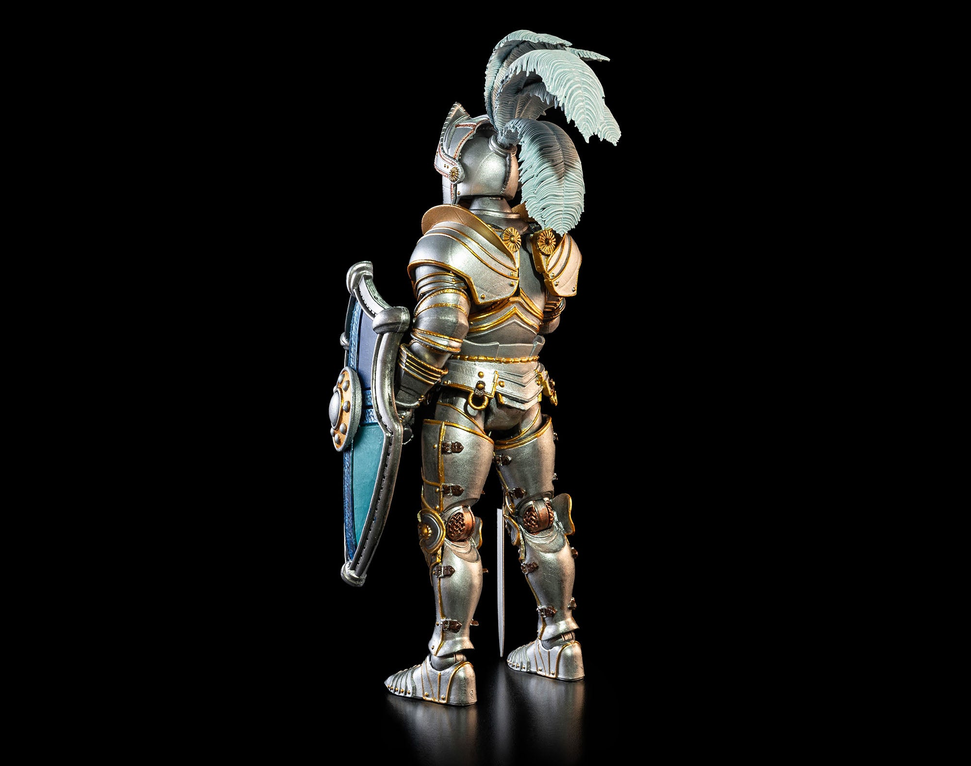 Mythic Legions: Ashes of Agbendor Blue Shield Action Figure - Preorder Now | Fantasy Collectible for Display & Role-Playing Games