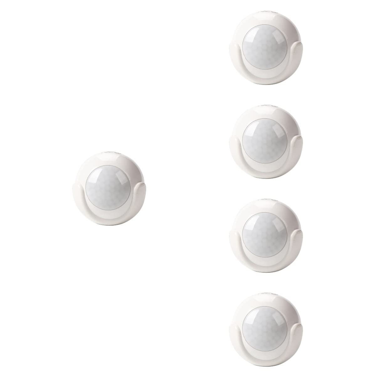 Mobestech 5-Pack Wireless WiFi PIR Motion Sensor Detector - Smart Home Security Alarm System for Indoor/Outdoor Use (Garage, Yard, Office)