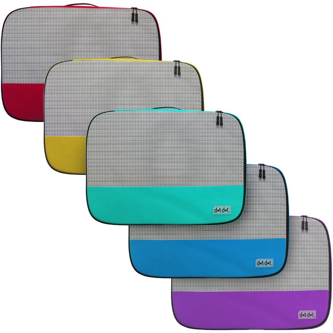 5-Piece Small Packing Cubes Set for Suitcases & Carry-On Luggage - Travel Organizer Bags for Efficient Packing - Perfect for Business Trips, Vacations & Weekend Getaways