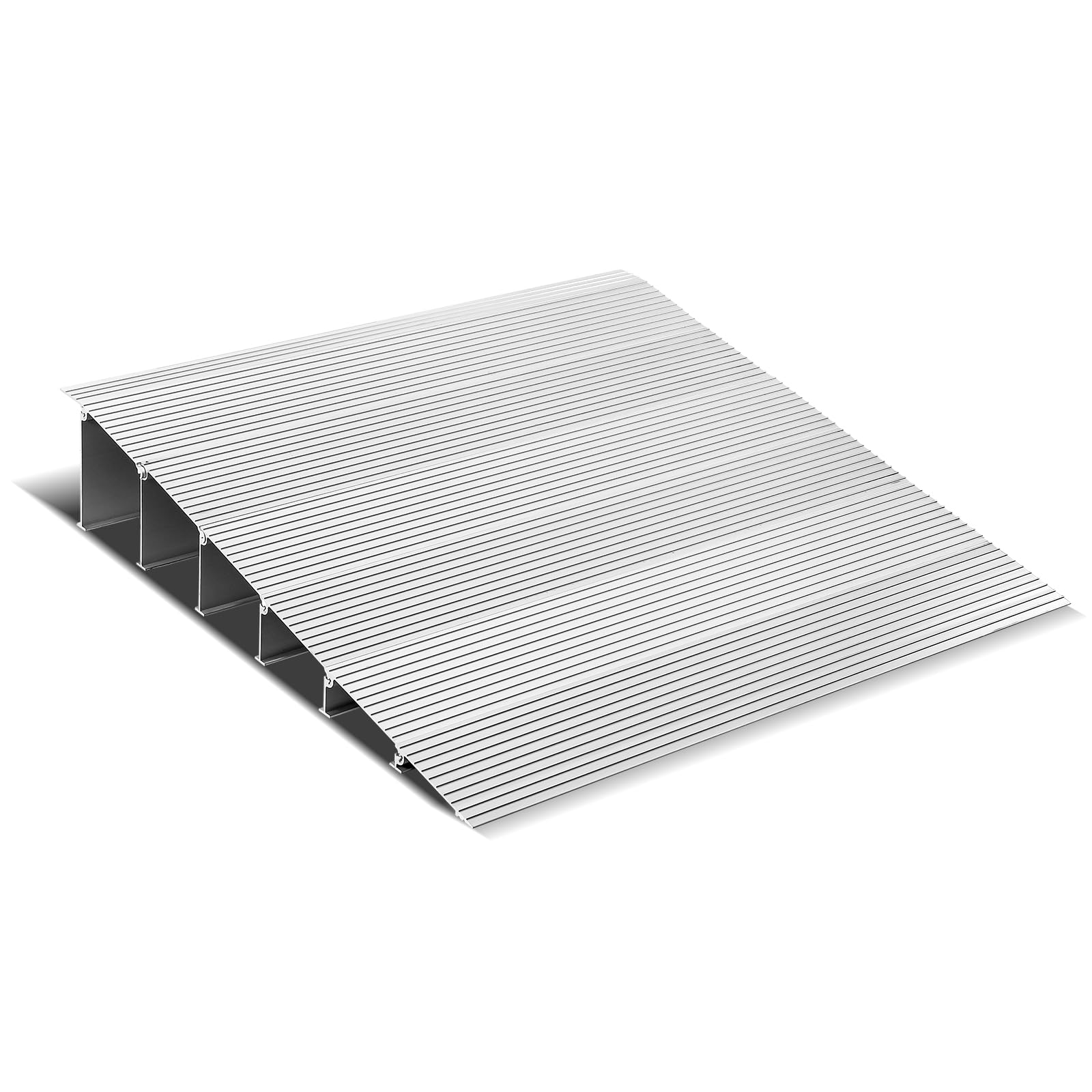 Threshold Ramp Aluminum Door Entry Ramp 800Lbs Load Capacity - Adjustable Wheelchair Ramp for Strollers, Scooters & Power Chairs - 6 Inch Heavy Duty Access Ramp for Home, Business & Outdoor Use