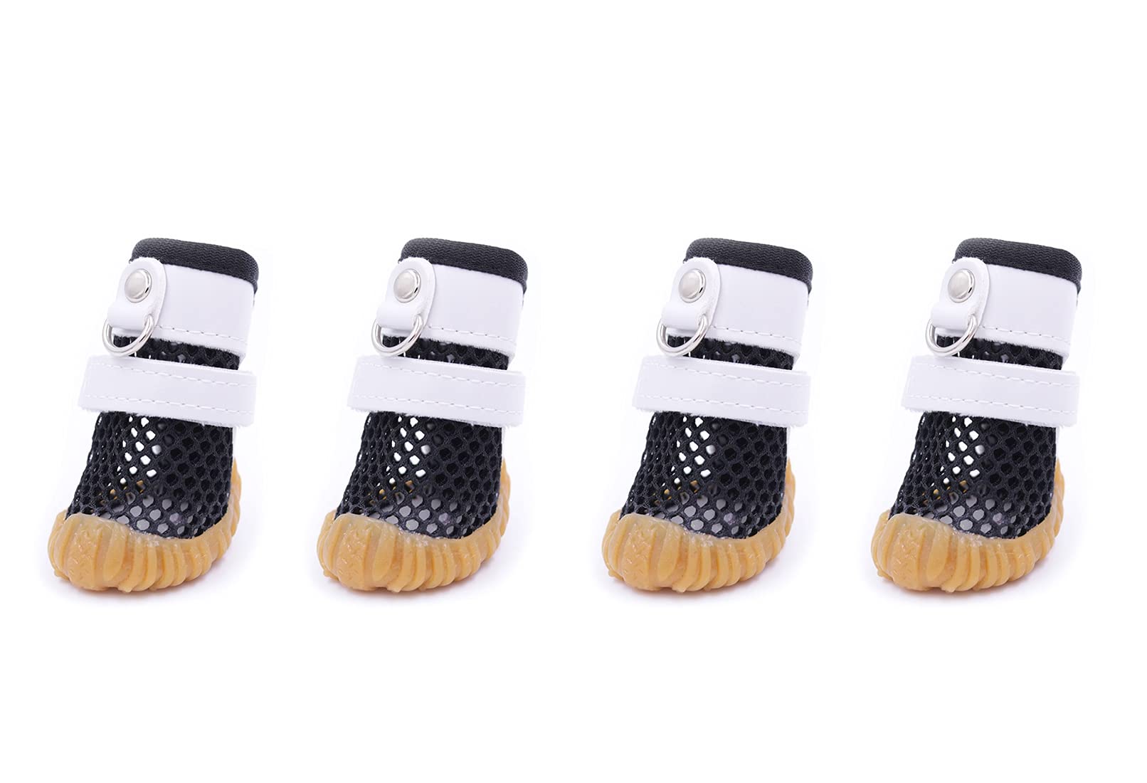 Breathable Mesh Dog Boots - Non-Slip Pet Shoes for Indoor & Outdoor Use | Paw Protector for Summer & Spring | Water-Resistant Dog Shoes for Walking, Hiking & Daily Protection