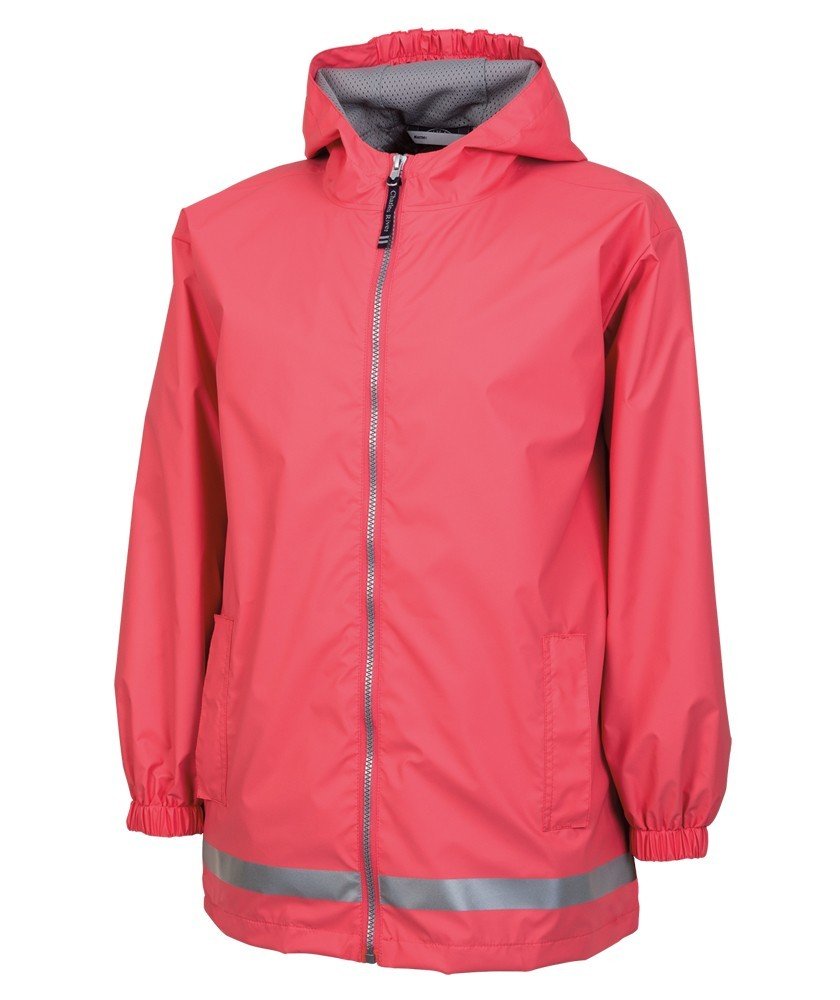 Charles River Apparel Kids' Englander Waterproof Rain Jacket - Lightweight Windproof Outerwear for Boys & Girls - Perfect for School, Outdoor Play & Rainy Day Adventures