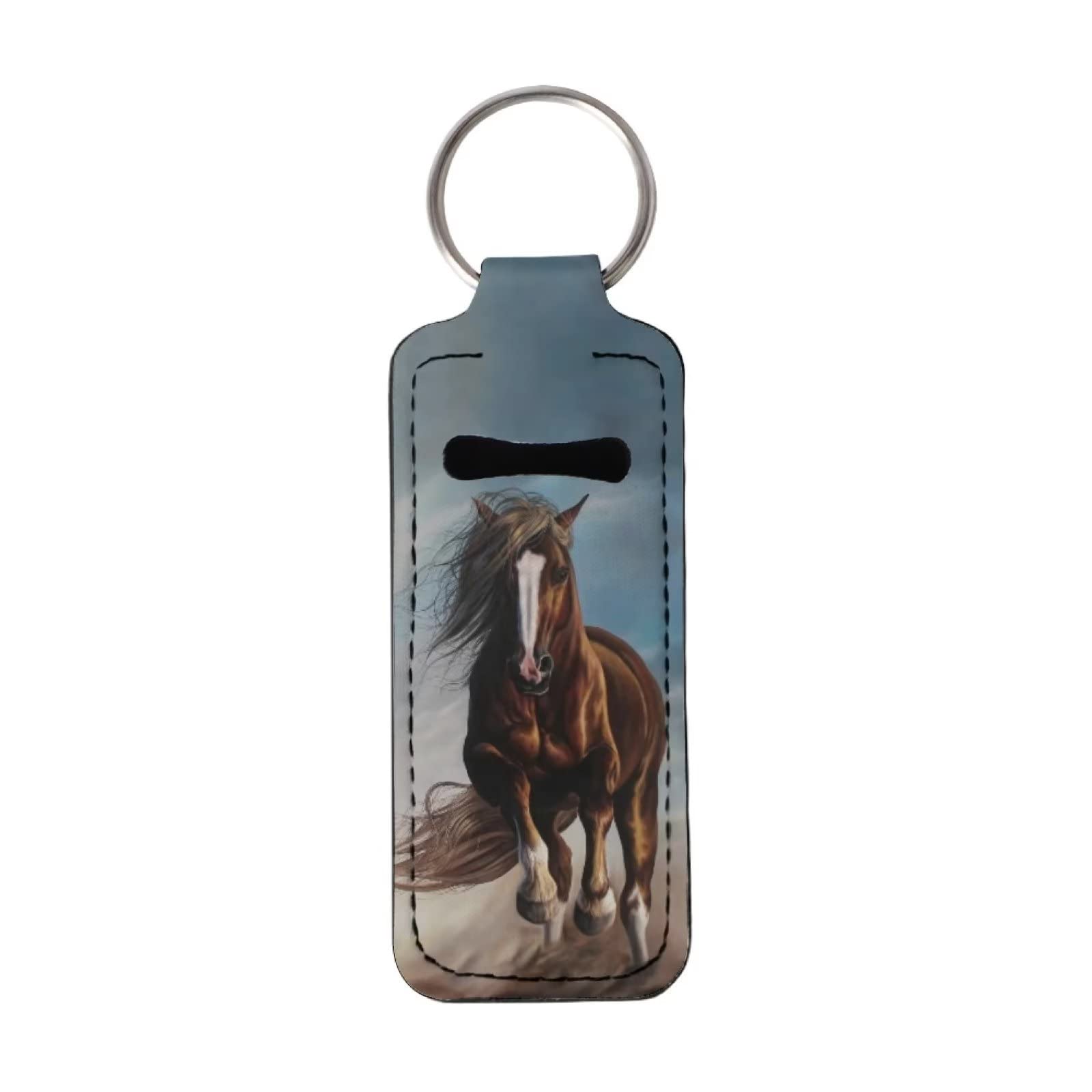 ZPINXIGN Lip Balm Keychain Holder - Portable Chapstick Holder for Travel, Gym, and Everyday Use | Makeup & Beauty Accessories