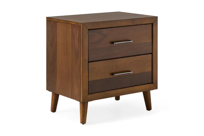 Mackenzie Nightstand - Modern Bedside Table with Storage Drawer, Wooden End Table for Bedroom, Living Room, or Office - Perfect for Small Spaces & Home Decor