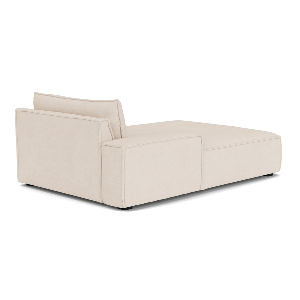 Daphne Fabric 1-Seater Left Chaise Modular Sofa - Modern Living Room Furniture for Small Spaces & Apartments