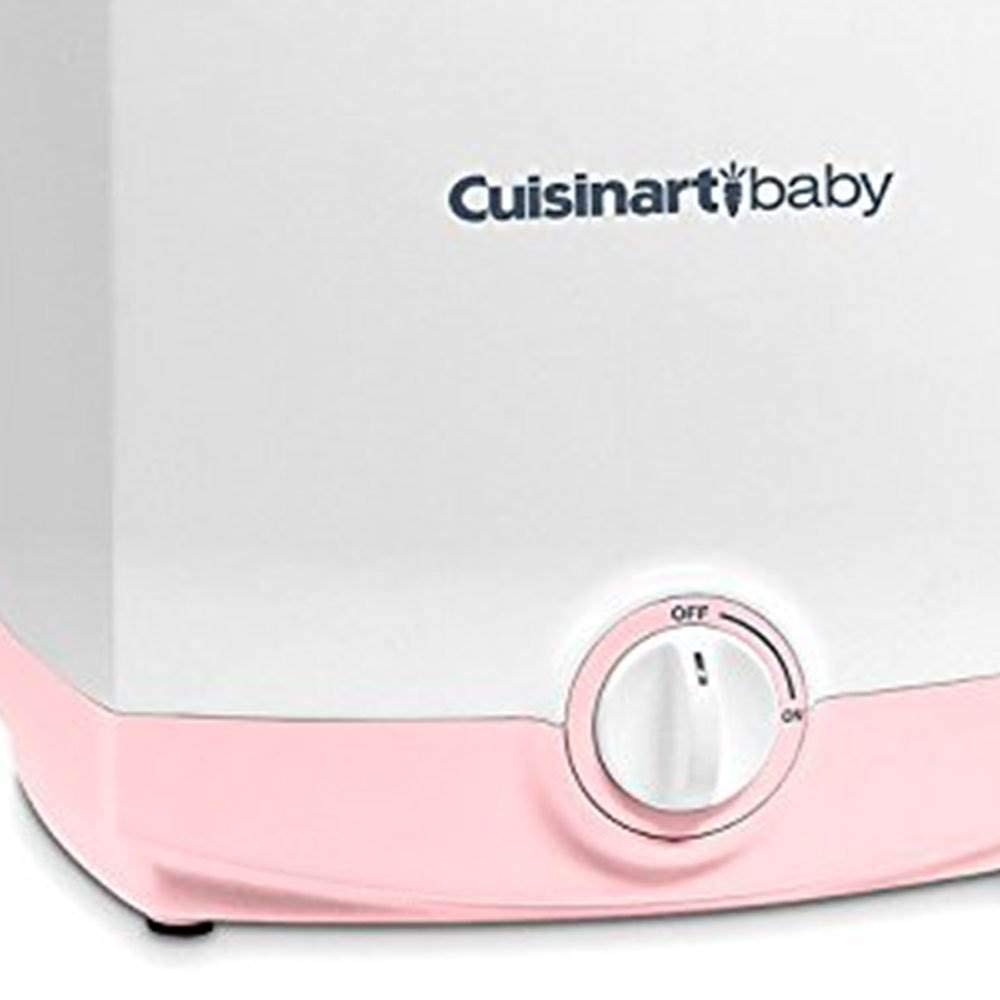 Cuisinart CS-6PK 6-Bottle Baby Bottle Sterilizer - Pink | Electric Steam Sterilizer for Baby Bottles, Pacifiers & Breast Pump Parts | Perfect for Nursery, Daycare & Travel Use